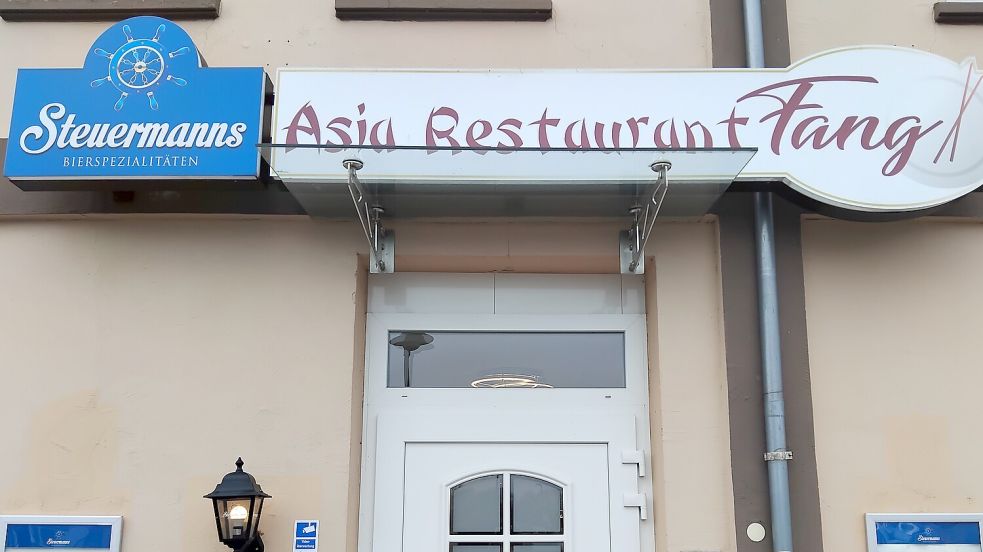 Die Kamera im Eingangsbereich des Restaurants filmte das Zechpreller-Pärchen.