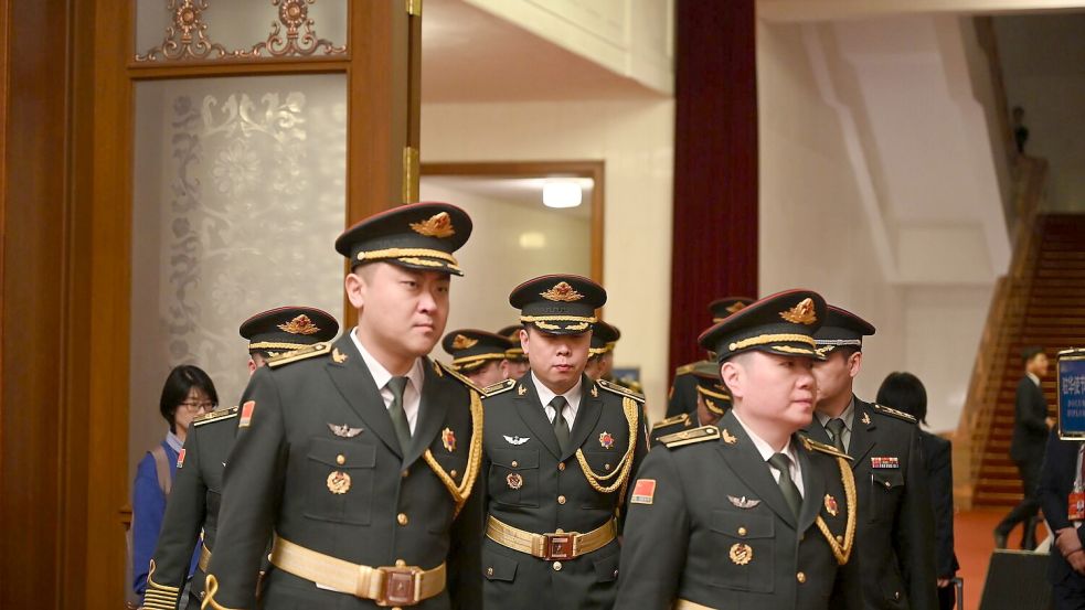 Das Militärbudget Chinas wächst weiter deutlich. Foto: Johannes Neudecker/dpa