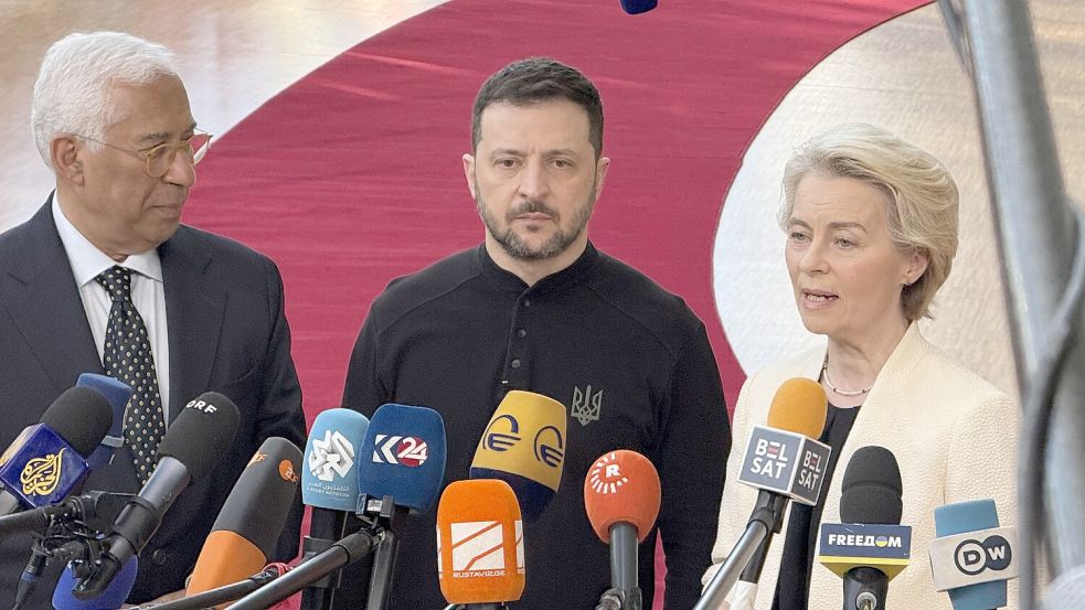Nach Trumps Bruch mit Selenskyj: Die Europäer wollen der Ukraine militärisch stärker beistehen und ihre eigene Verteidigung massiv ausbauen. Foto: Tobias Schmidt