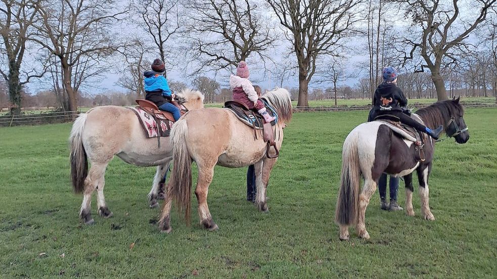Beim Ostermarkt in Klostermoor wird auch Ponyreiten angeboten. Foto: Privat