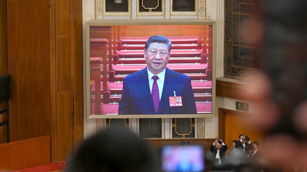 Chinas Staatschef Xi begrüßte die Abstimmungsergebnisse. Foto: Johannes Neudecker/dpa