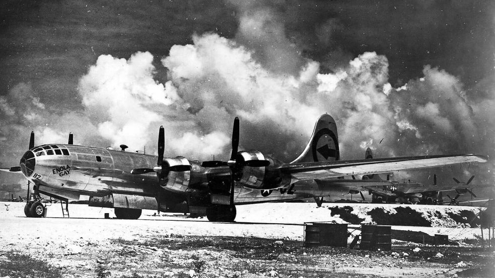 Ein Flugzeug, das eine ganze Stadt zerstörte - und bis heute einen hohen Stellenwert im Gedächtnis der USA hat: der Hiroshima-Bomber „Enola Gay“. Foto: imago/United Archives International