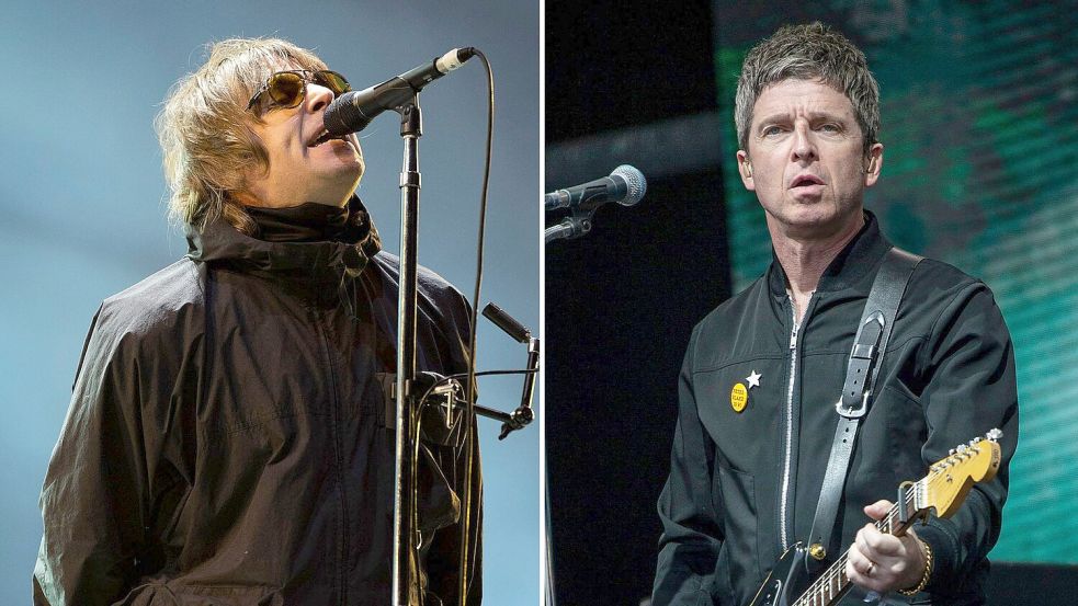 Die wiedervereinte Britpopband Oasis tut sich für einen Konzertfilm über ihre Comeback-Tour mit „Peaky Blinders“-Schöpfer Steven Knight zusammen. (Archivbild) Foto: Uncredited/AP/dpa