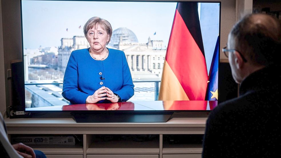 Die Kanzlerin richtete einen Appell an alle Menschen. (Archivbild) Foto: Fabian Strauch/dpa