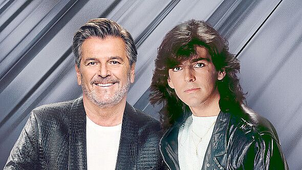 Zweimal Anders, einmal jung, einmal alt: Im großen Interview spricht Thomas Anders über sein junges Ich aus der ersten Zeit mit Modern Talking. Foto: Thomas Anders