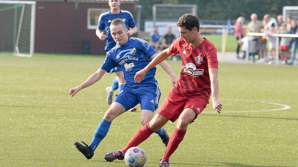 Malte Frerichs schaffte mit Holtriem den Sprung bis in die Bezirksliga. Archivfoto: Doden/Blomberg