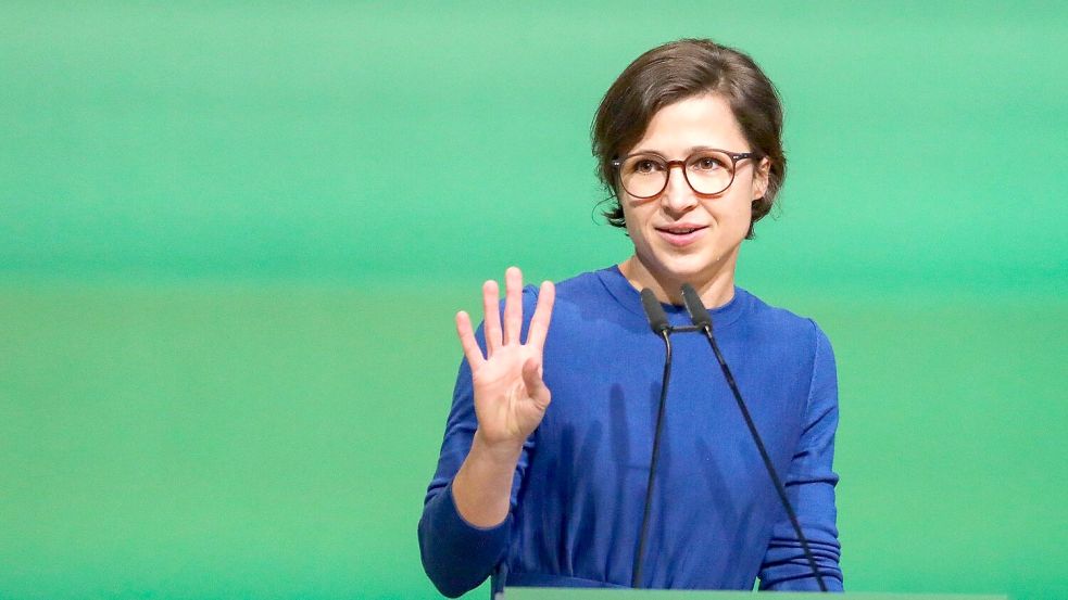 Die Grünen-Europaabgeordnete Hannah Neumann vermisst klare Ansagen zu gefährlichen Abhängigkeiten von den USA. (Archivbild) Foto: Jan Woitas/dpa-Zentralbild/dpa