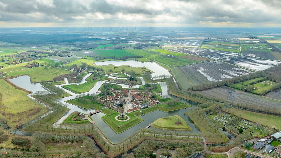 Die Festung Bourtange in der Nähe der deutsch-niederländischen Grenze: Soll sie tatsächlich für ein Atommüll-Endlager weichen? Foto: Hansen/Panthermedia/Imago Images