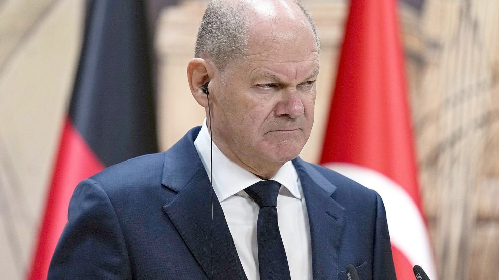 Olaf Scholz (SPD) hat sich zu der Festnahme von Istanbuls Bürgermeister Ekrem Imamoglu geäußert. Foto: dpa/Khalil Hamra