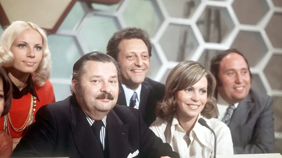 Das Team der ZDF-Quizsendung „Dalli Dalli“. Foto: picture alliance / dpa
