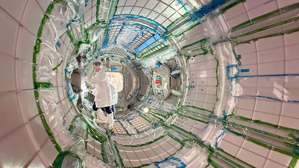 Das HALO-Modul, der erste Pfeiler von „Gateway“, soll Ende 2027 ins All geschickt werden. (Archivbild) Foto: Rachel Tabea Boßmeyer/dpa