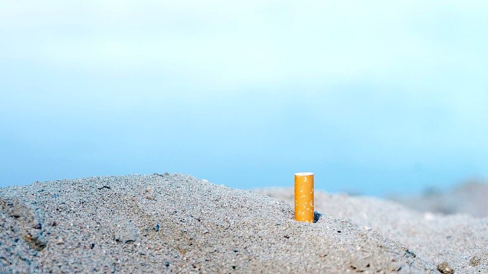 Jedes Jahr landen rund 4,5 Billionen Zigarettenkippen in der Umwelt, und zwei Drittel davon gelangen in die Meere. Symbolfoto: Pixabay