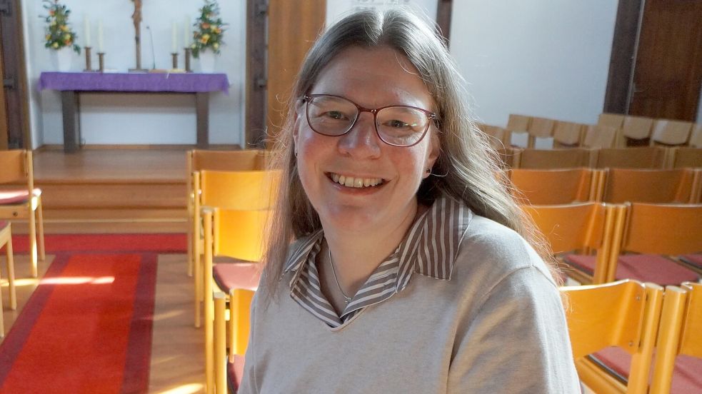 Seit März ist Roswitha Stürmer in Sögel in der Ausbildung zur Pastorin. Fotos: Moormann