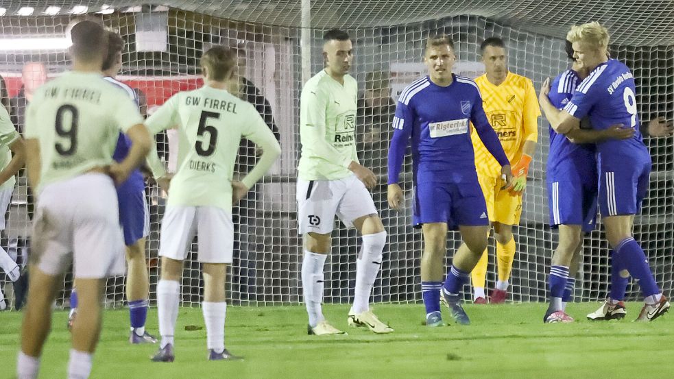 Im Hinspiel wurde Firrel am Ende ausgekontert und verlor mit 2:6. Foto: Doden/Emden