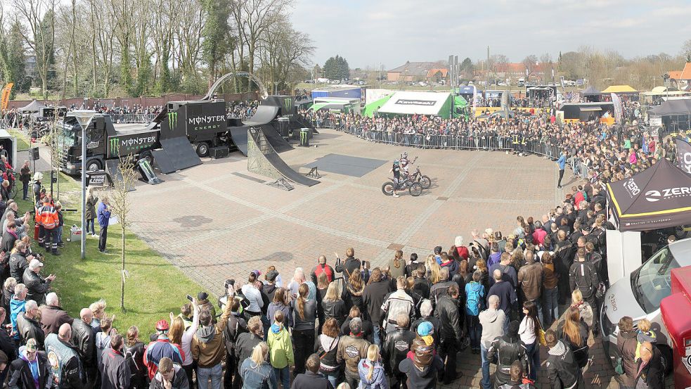 Auf dem Eisenhüttengelände in Augustfehn veranstaltet der Bike Shop Börjes am 5. und 6. April 2025 erneut einen Frühlingstreff für Motorradfans. Foto: Heino Fecht/Börjes