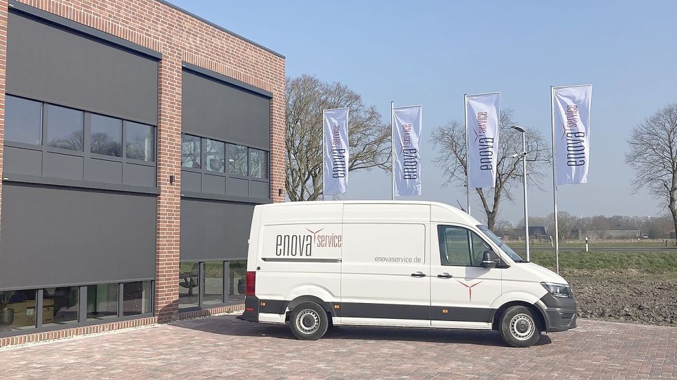 Der Neubau des Firmengebäude ist ein Meilenstein in der Geschichte der 2017 gegründeten Enova Service GmbH.