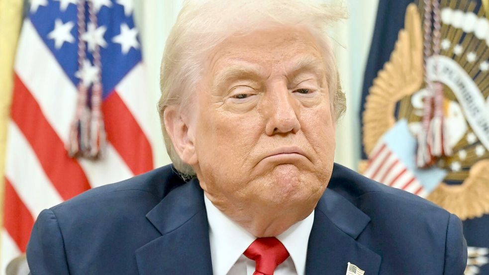 Trump will seine Pläne am Mittwoch im Rosengarten vorstellen. Foto: Uncredited/Pool/AP/dpa
