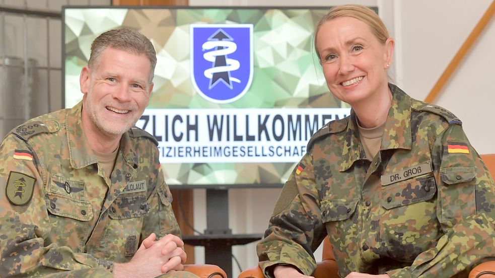 Oberstarzt Dr. Kai-Siegfried Schlolaut verlässt Leer. Die neue Kommandeurin wird Oberstarzt Dr. Mascha-Christine Groß. Foto: Ortgies