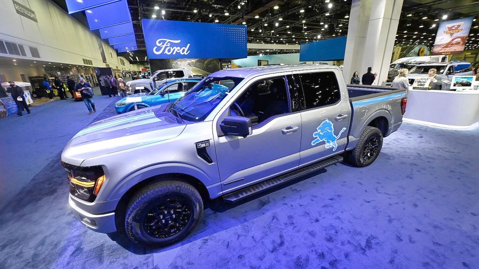 Jahrelang das meistverkaufte Auto der USA: Der Ford F-150, hier als Teil einer limitierten Edition. (Archivbild) Foto: Jose Juarez/AP/dpa