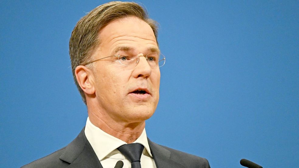 Nato-Generalsekretär Mark Rutte lobte in Brüssel das Vorgehen der USA. Foto: Anna Ross/dpa