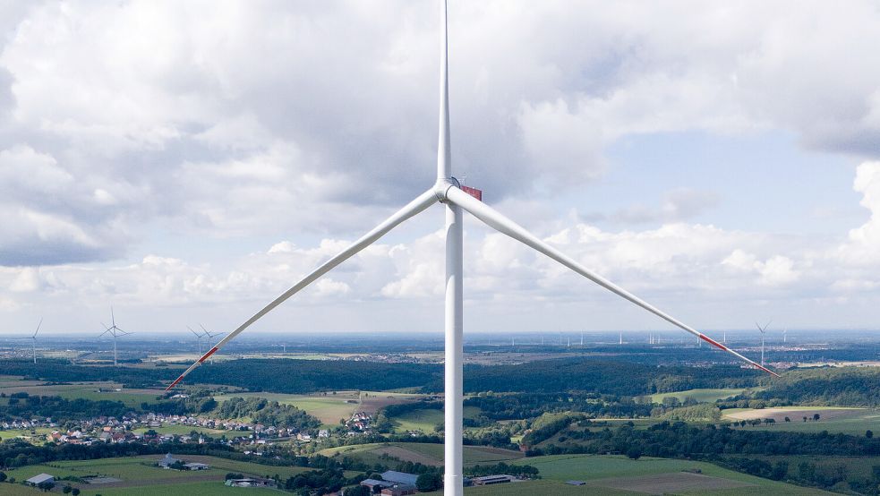 Ein Windenergieanlage vom Typ EC E-175 EP5. 20 von ihnen soll das Auricher Unternehmen nun nach Westfalen liefern. Foto: Enercon