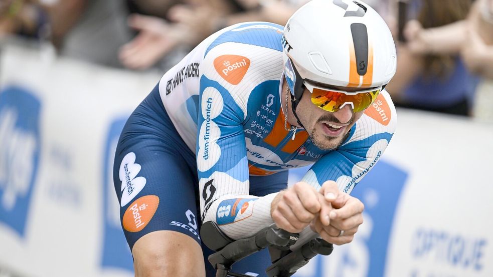 Der Deutsche John Degenkolb. Foto: Tom Goyvaerts/Belga/dpa
