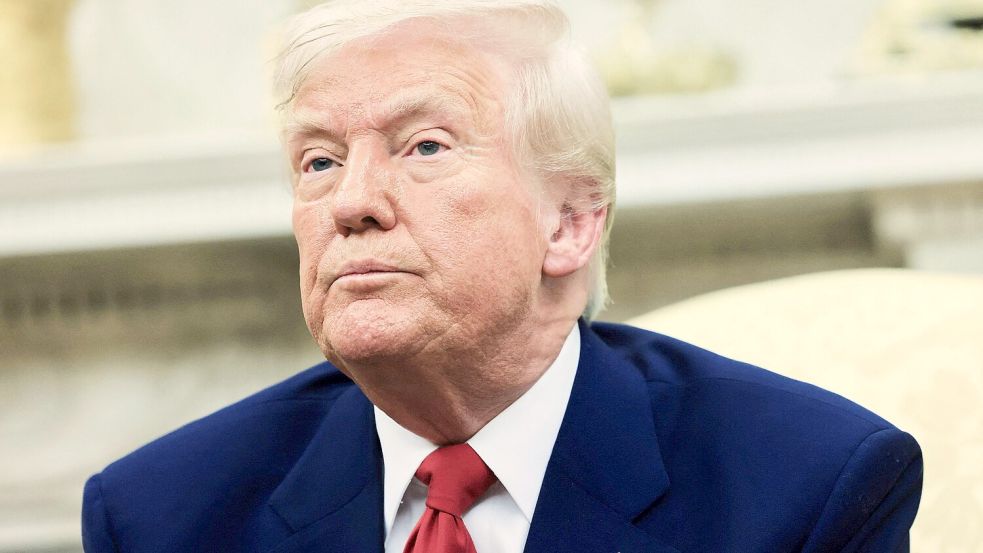 Trump lehnt den Vorschlag für Zollfreiheit bei Industriegütern ab. Foto: dpa/Pool via AP