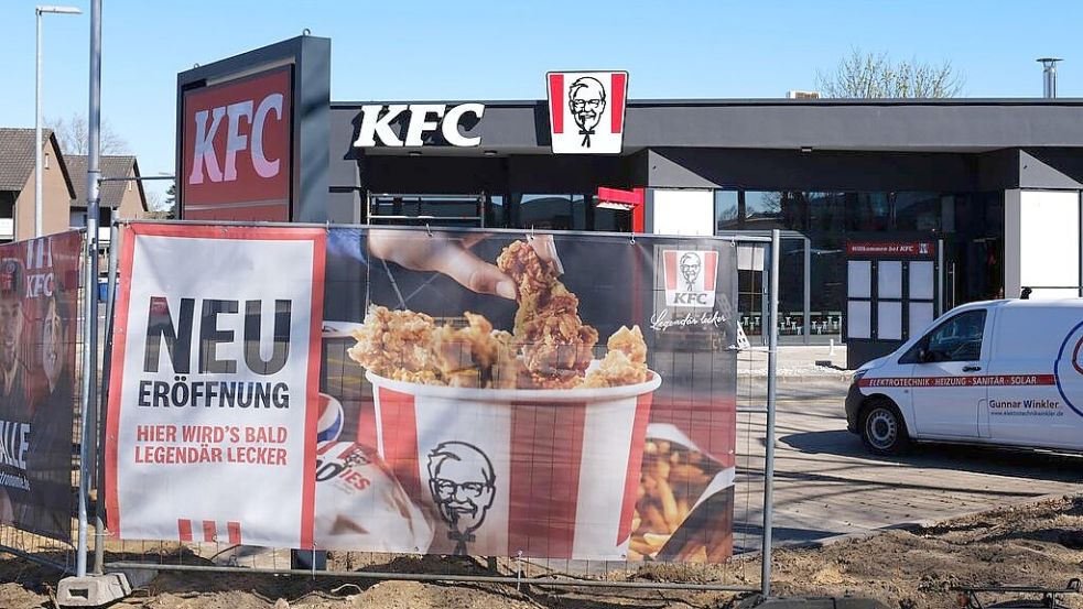 Neueröffnung: Der Fast-Food-Riese „Kentucky Fried Chicken“ zieht nach Cloppenburg. Foto: Niemeyer