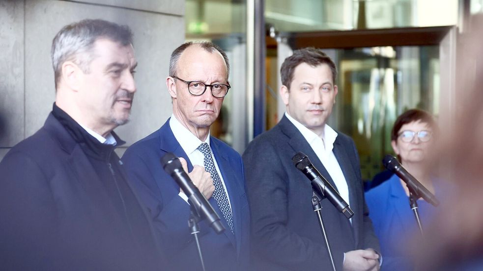 Ein Nationaler Sicherheitsrat war ein Wunsch von CDU-Chef Friedrich Merz. (Archivbild) Foto: Christoph Soeder/dpa