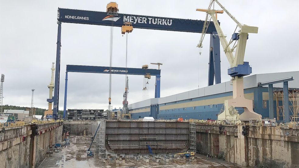 Die Werft Meyer Turku ist zu 100 Prozent im Besitz der Papenburger Familie Meyer. Foto: Christoph Assies