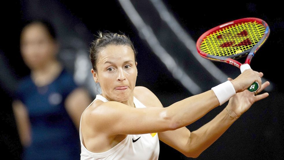 Tatjana Maria verlor ein umkämpftes Spiel. Foto: Koen Van Weel/ANP/dpa