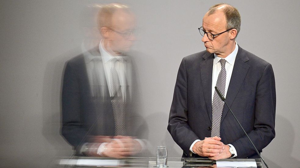 Merz will in den USA selbstbewusst auftreten. (Archivbild) Foto: Sebastian Christoph Gollnow/dpa