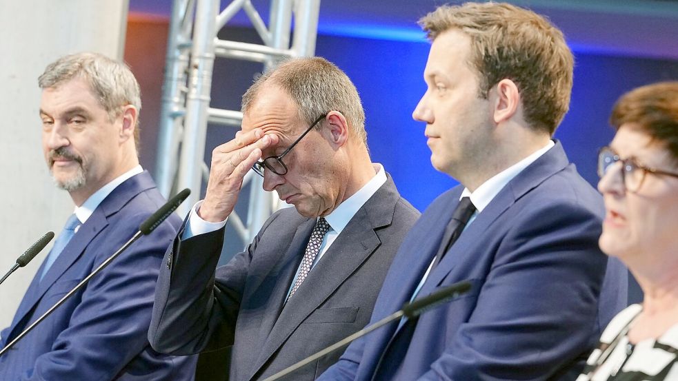 Der voraussichtlich nächste Kanzler Friedrich Merz braucht ein paar Tage Ruhe. (Archivbild) Foto: Kay Nietfeld/dpa