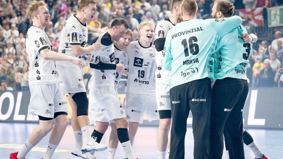 Der THW Kiel hat zum 13. Mal den DHB-Pokal gewonnen. Foto: Marius Becker/dpa