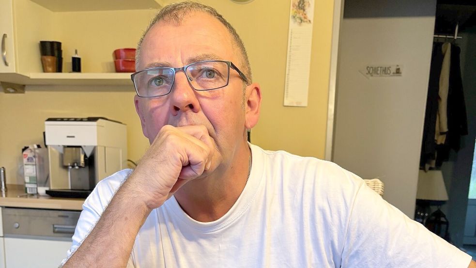 Der Auricher Jan Dirks hat nach seinem Streit mit dem SpVg-Vorsitzenden Ralf Dreiling eine unruhige Nacht erlebt. Fotos: Wolf-Rüdiger Saathoff