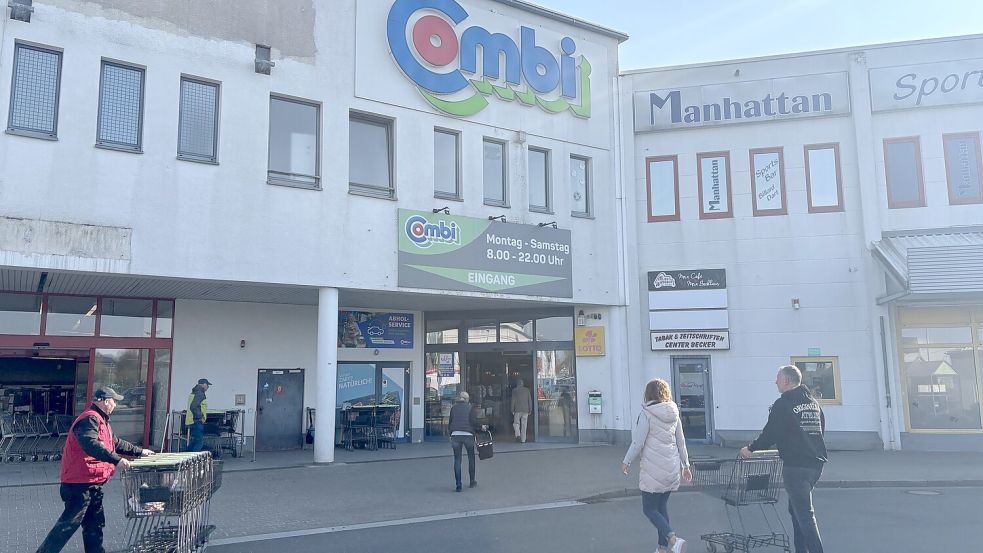 Aktuell kann man noch bei Combi im Westcenter einkaufen gehen. Nach Ostern schließt der Markt vorübergehend. Fotos: Hanssen