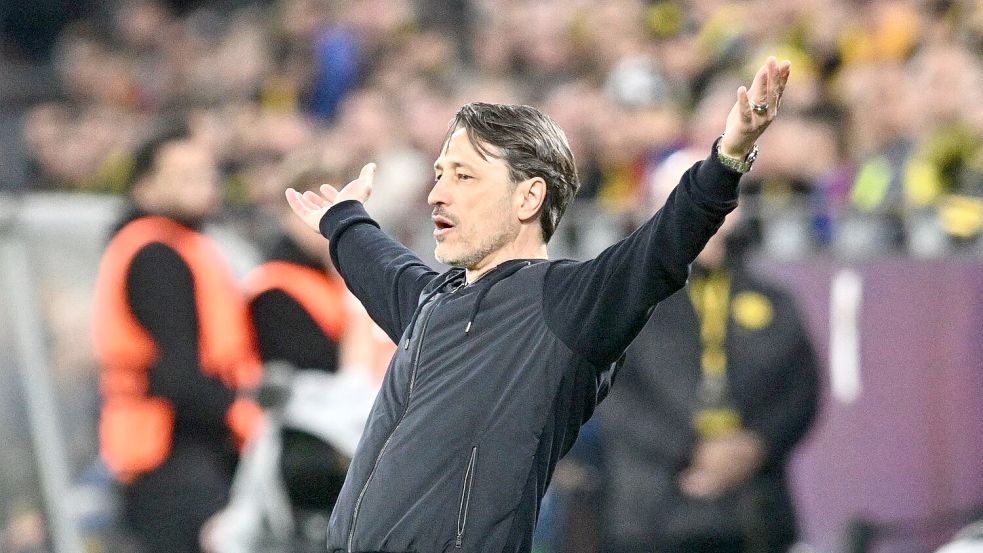 Die Hypothek des Hinspiels wog zu schwer für das Team von Trainer Niko Kovac. Foto: Bernd Thissen/dpa