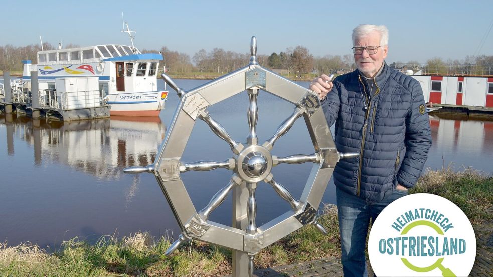 Der Hafen in seiner Heimatgemeinde Barßel sei ein Alleinstellungsmerkmal, findet Jonny Passmann. So etwas habe keine andere Kommune im Kreisgebiet. Barßel habe auch noch viele andere Vorzüge, sagt der langjährige freie Mitarbeiter lokaler Zeitungen. Foto: Fertig