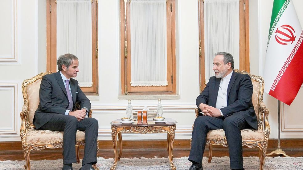 Grossi warnt vor Angriffen auf die Atomanlagen im Iran. Foto: Uncredited/Iranian Foreign Ministry/AP/dpa