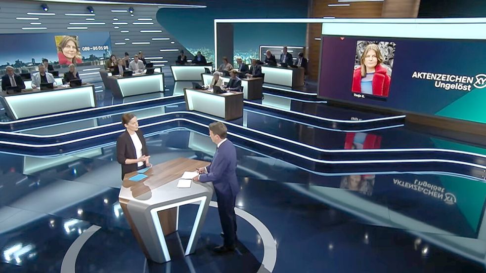 Der Fall der vermissten Frau aus Noer wurde bei der ZDF-Sendung „Aktenzeichen XY“ gezeigt. Foto: Screenshot/ ZDF