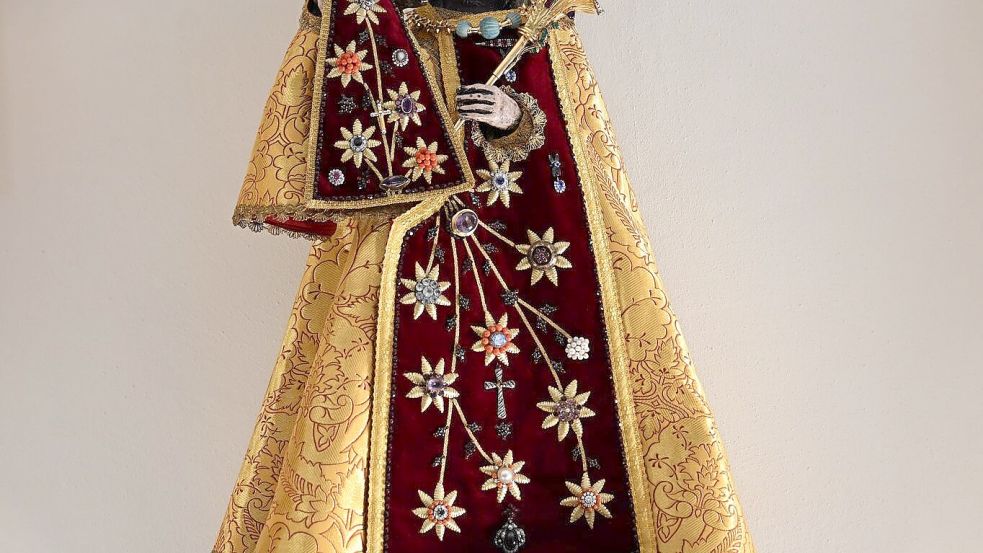 Die Kopie der Schwarzen Madonna kommt selten zum Einsatz. Foto: Felix Hörhager/dpa