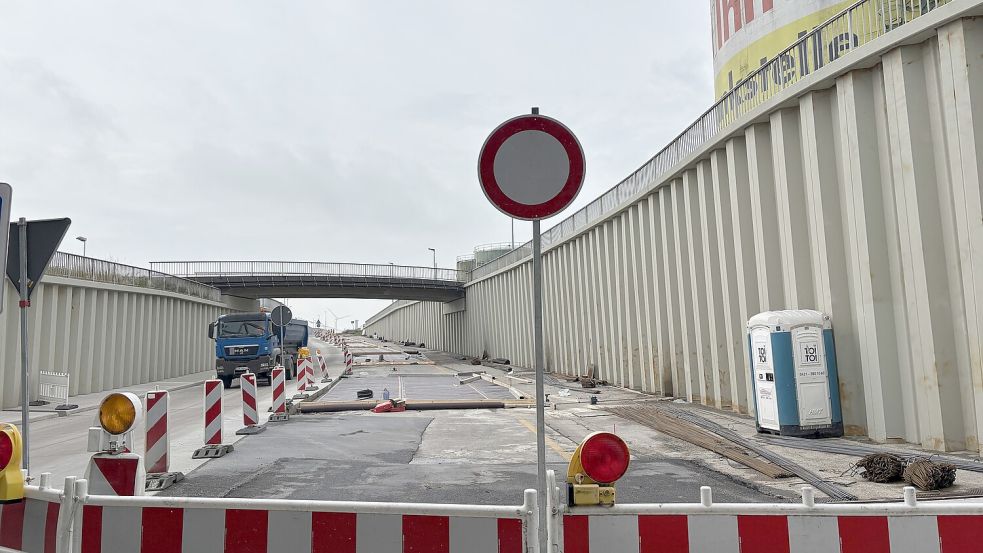 Zur Alten Brikettfabrik: Hier wird bald betoniert. Foto: Stephanie Schuurman