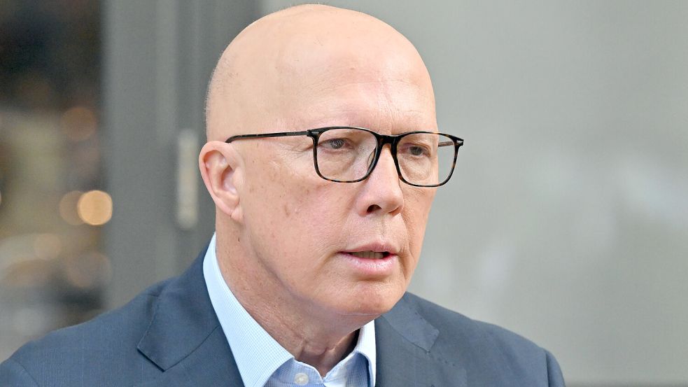 Peter Dutton bezeichnete Trump einst als seinen „ideologischen Weggefährten“ – nun distanziert er sich. Foto: dpa / Mick Tsikas