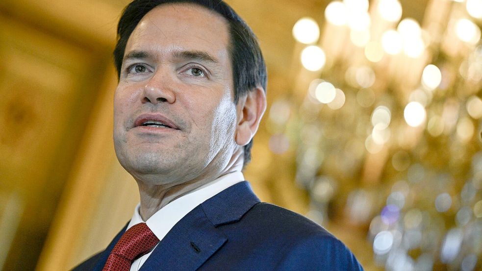 US-Außenminister Rubio warnt vor Krieg mit dem Iran. (Archivbild) Foto: Julien de Rosa/POOL AFP/dpa