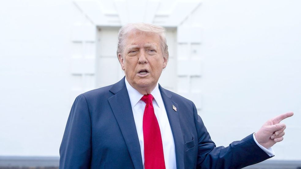 Trump kämpft gegen die Unis. Foto: Alex Brandon/AP/dpa