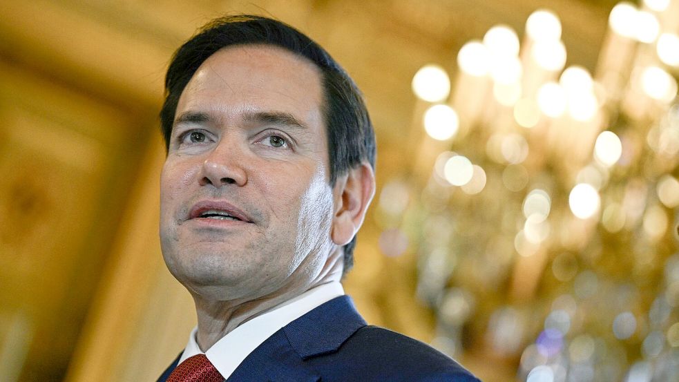 US-Außenminister Rubio warnt vor einem größeren Konflikt mit dem Iran. Foto: Julien de Rosa/POOL AFP/dpa