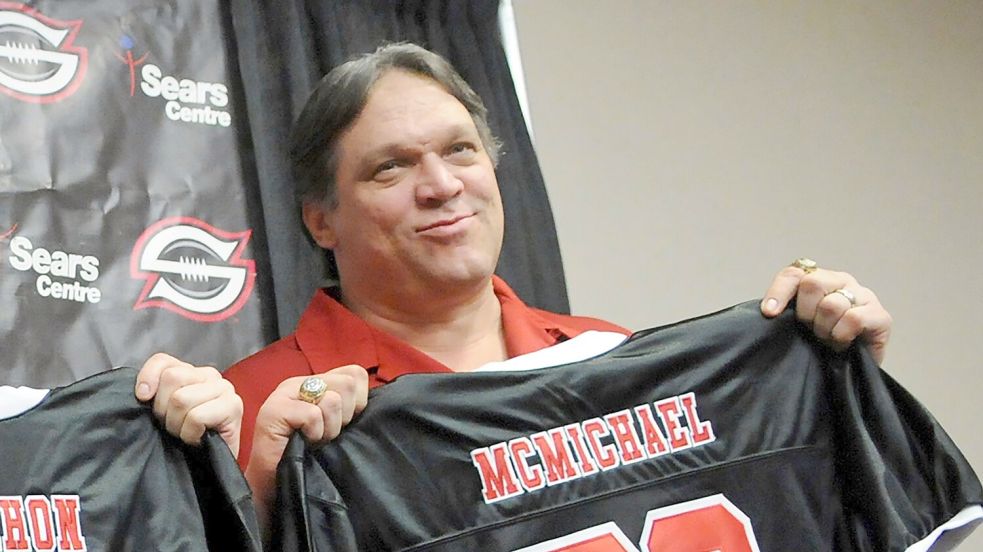 War nach seiner Karriere auch Trainer: Steve McMichael Foto: John J. Kim/Chicago Sun-Times/AP/dpa