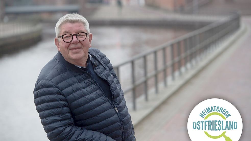 Heiko Müller zieht es in Emden immer zum Wasser: Hier steht er beim Roten Siel. Foto: Ortgies