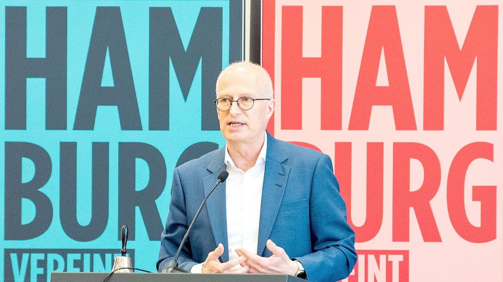 Hamburgs Bürgermeister hatte vor der Zustimmung des Landesparteitags für den neuen Koalitionsvertrag mit den Grünen geworben. Foto: Daniel Bockwoldt/dpa