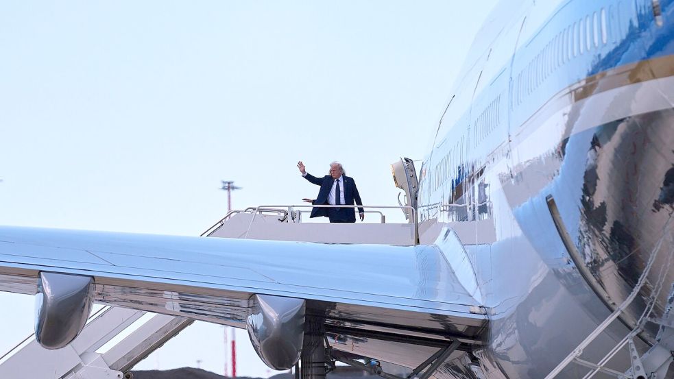 Trump äußert sich nach seinem Treffen mit Selenskyj mit klaren Worten. Foto: Evan Vucci/AP/dpa